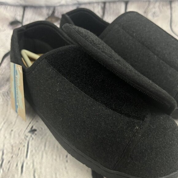 Foamtreads Womens Slippers Nurse 2 Adjustable Charcoal Shoes Size 6.5 ED - Picture 8 of 9